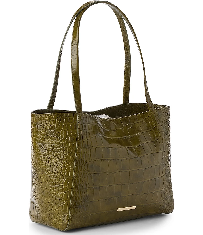 BRAHMIN Alba Collection Mona Embossed Tote Bag
