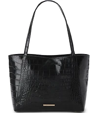 BRAHMIN Alba Collection Mona Embossed Tote Bag