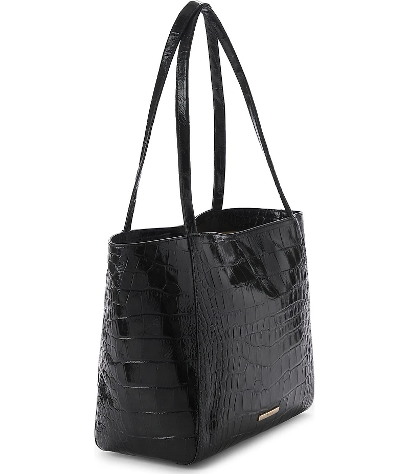 BRAHMIN Alba Collection Mona Embossed Tote Bag