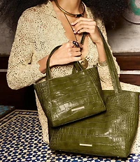 BRAHMIN Alba Collection Small Mona Tote Bag