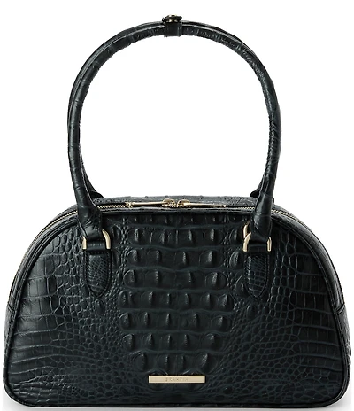 BRAHMIN Alden Road Collectoin Angie Small Dome Satchel Bag