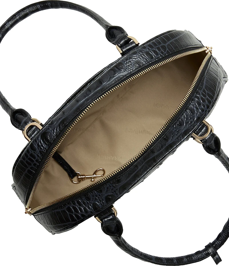 BRAHMIN Alden Road Collectoin Angie Small Dome Satchel Bag