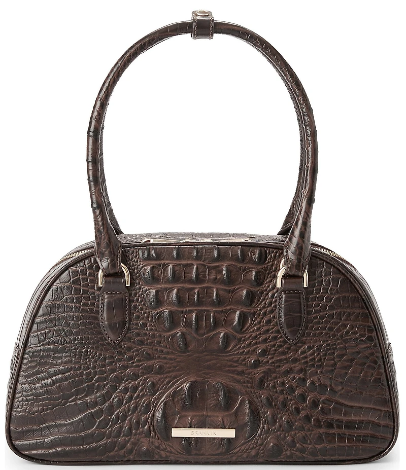 BRAHMIN Alden Road Collectoin Angie Small Dome Satchel Bag