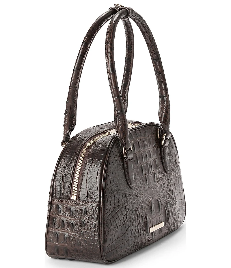 BRAHMIN Alden Road Collectoin Angie Small Dome Satchel Bag