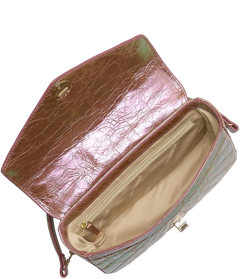 BRAHMIN Alectrona Collection Rosa Rose Gold Crossbody Bag