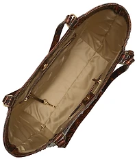 BRAHMIN Aliza Melbourne Collection Tortoise Shell Tote Bag