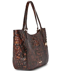 BRAHMIN Aliza Melbourne Collection Tortoise Shell Tote Bag