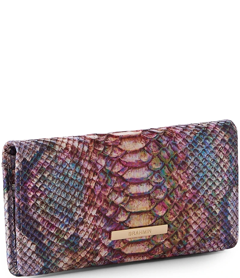 BRAHMIN Ametrine Collection Dewberry Ady Bifold Wallet