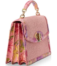 BRAHMIN Anthurium Collection Perennial Hallie Top Handle Satchel Bag