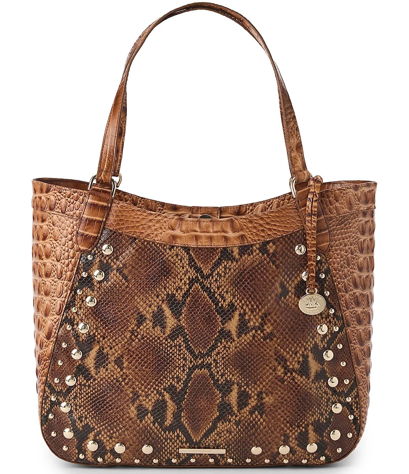 BRAHMIN Anuket Collection Anuket Aliza Snake Tote Bag