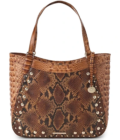 BRAHMIN Anuket Collection Anuket Aliza Snake Tote Bag