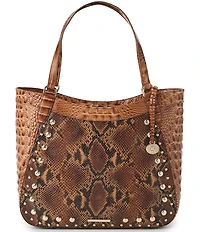 BRAHMIN Anuket Collection Anuket Aliza Snake Tote Bag