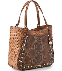BRAHMIN Anuket Collection Anuket Aliza Snake Tote Bag