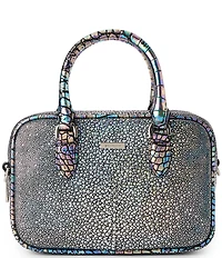 BRAHMIN Ardwell Collection Royal Blue Mara Satchel Bag