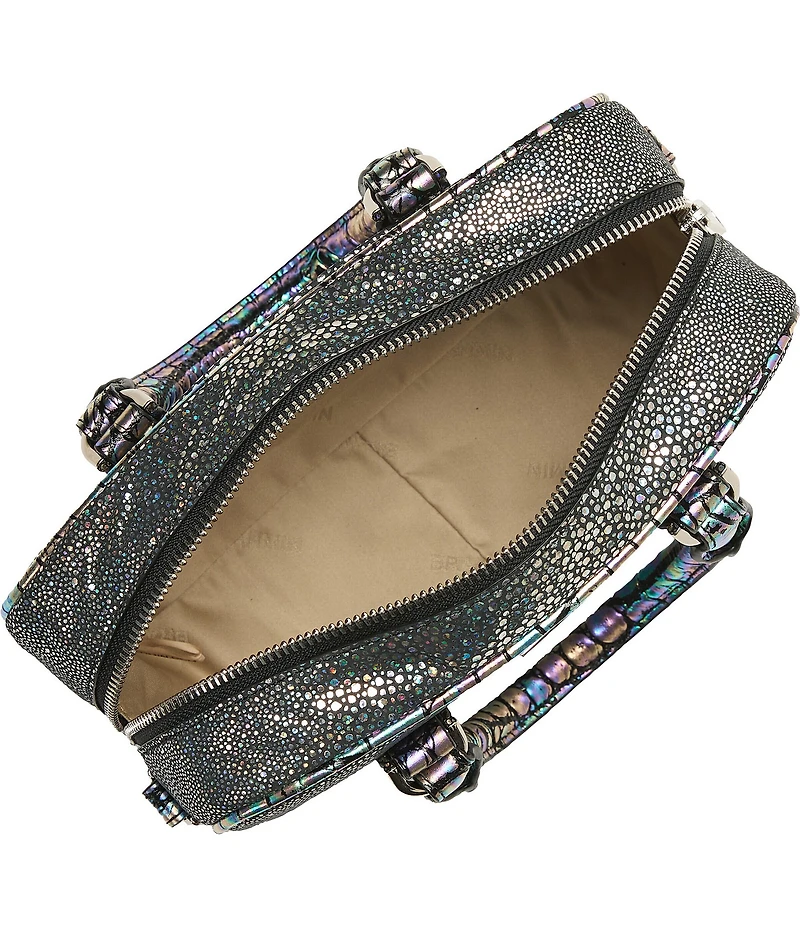 BRAHMIN Ardwell Collection Royal Blue Mara Satchel Bag