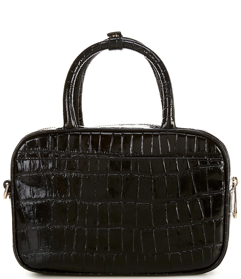 BRAHMIN Attenborough Collection Mara Mini Velvet Peal Beaded Satchel Bag