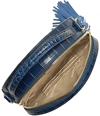 BRAHMIN Holland Lane Floral Embroidered Top Handle Crossbody Bag