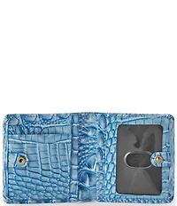 BRAHMIN Aura Blue Melbourne Collection Jane Wallet
