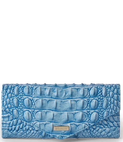 BRAHMIN Aura Blue Melbourne Veronica Wallet