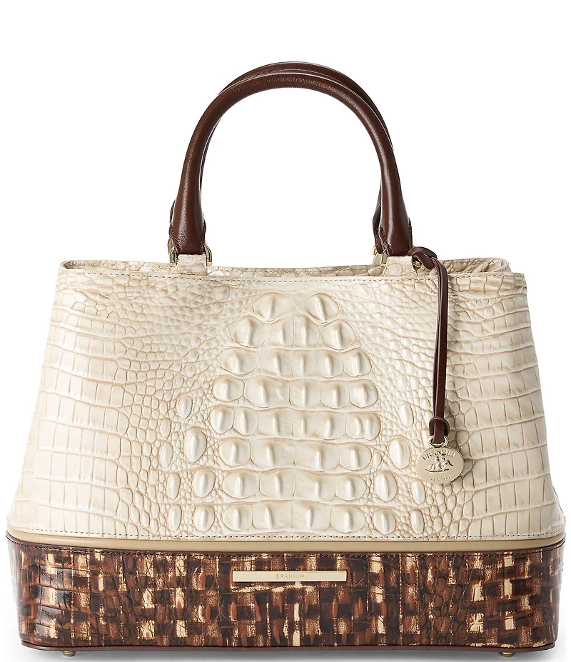 BRAHMIN Banyan Collection Multi Small Denise Satchel Bag