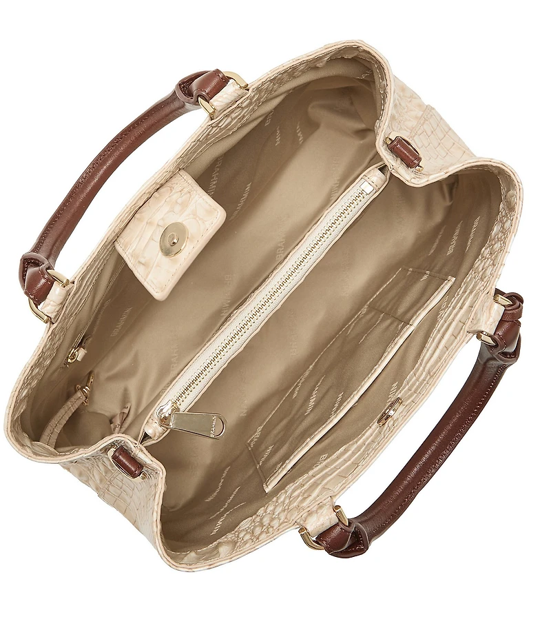 BRAHMIN Banyan Collection Multi Small Denise Satchel Bag
