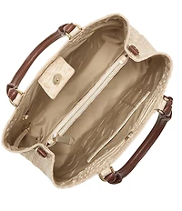 BRAHMIN Banyan Collection Multi Small Denise Satchel Bag