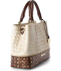 BRAHMIN Banyan Collection Multi Small Denise Satchel Bag