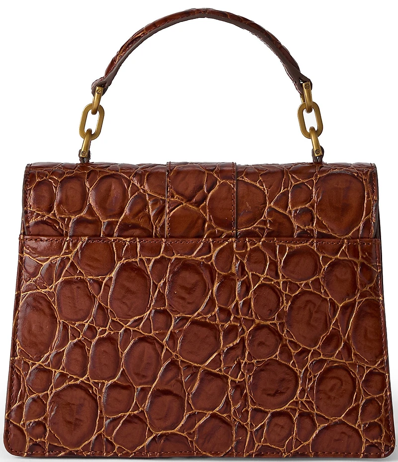 BRAHMIN Barnard Collection Sparkling Cider Small Hallie Satchel Bag