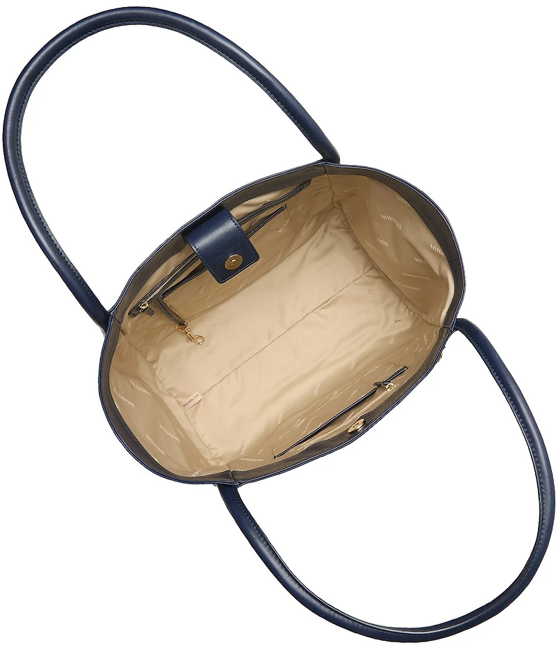 BRAHMIN Belcanto Collection Suede Bailee Oversized Tote Bag