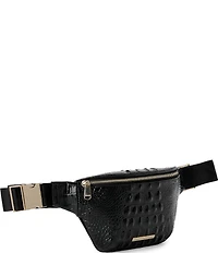 BRAHMIN Black Hollis Compact Belt Bag