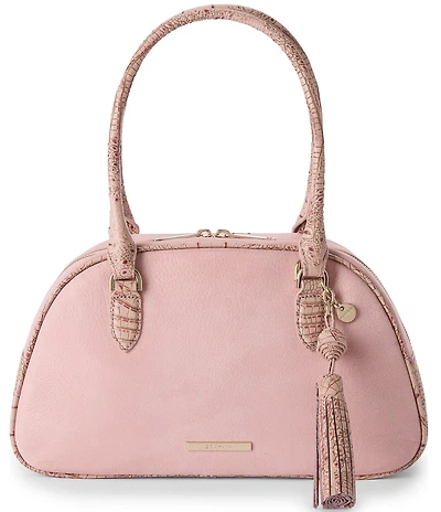 BRAHMIN Adrift Collection Angie Blush Dome Satchel