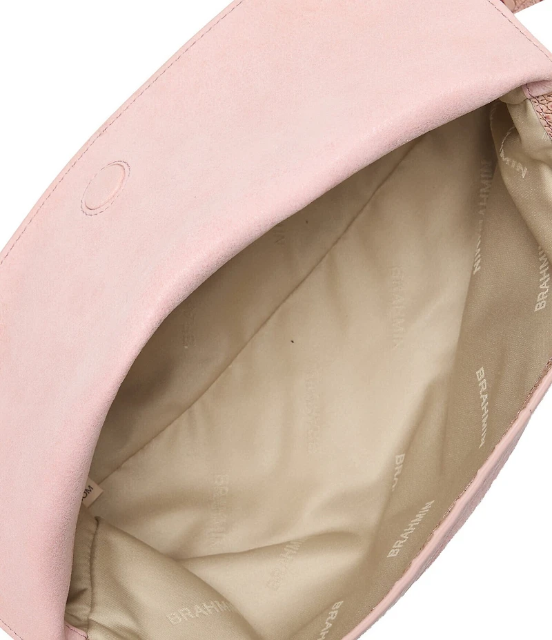 BRAHMIN Adrift Collection Kalina Blush Oversized Clutch