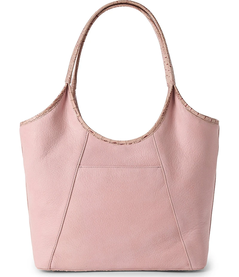 BRAHMIN Adrift Collection Melora Blush Slouchy Tote Bag