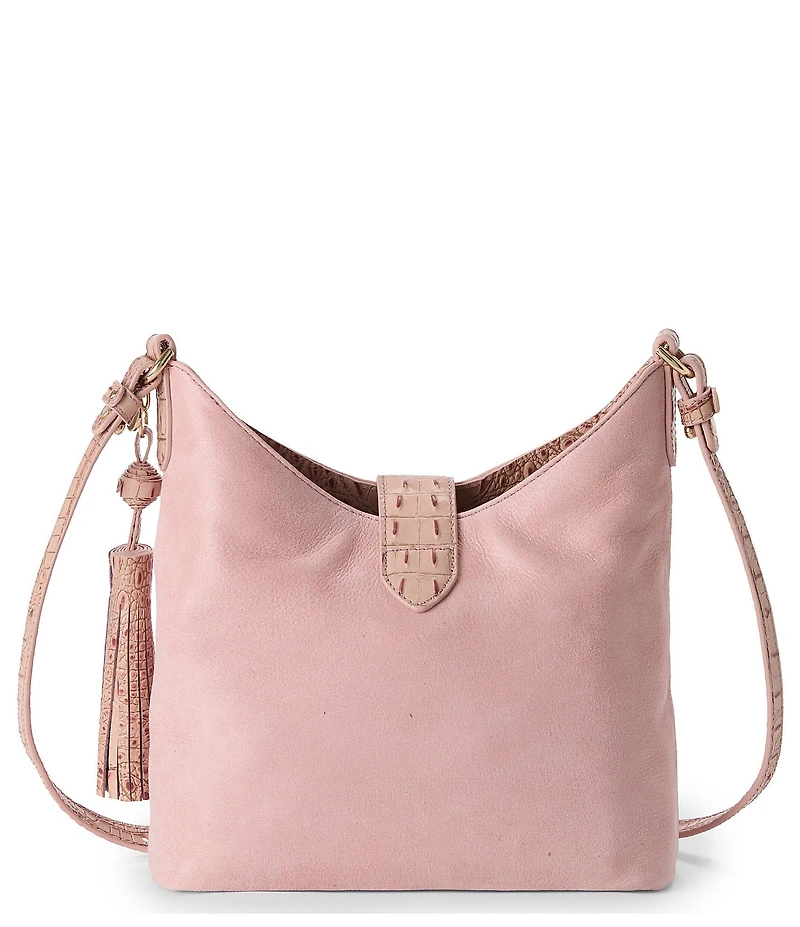 BRAHMIN Adrift Collectoin Small Gwynne Blush Crossbody Bag