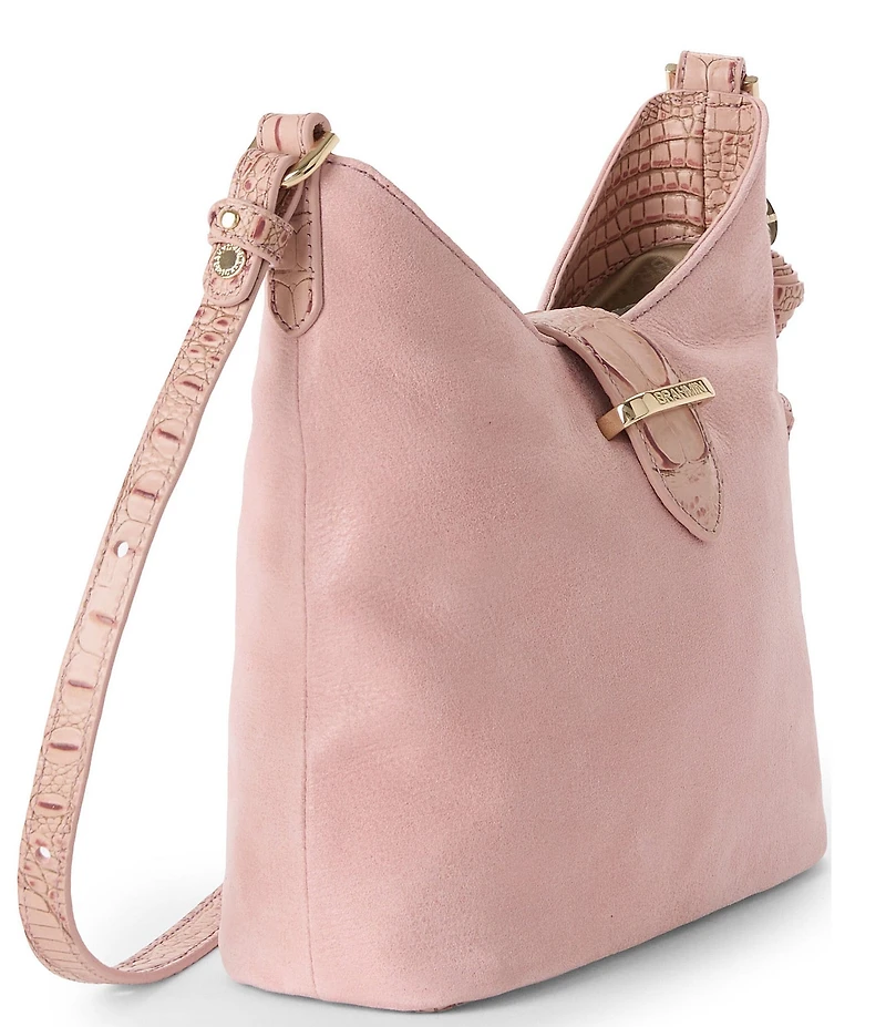 BRAHMIN Adrift Collectoin Small Gwynne Blush Crossbody Bag