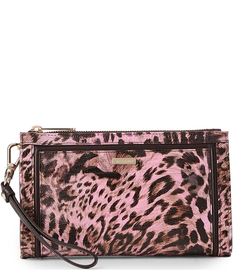 BRAHMIN Blush Winslet Daisy Wristlet
