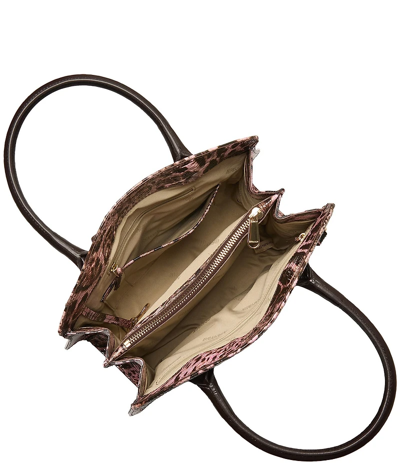 BRAHMIN Blush Winslet Rosetta Satchel Bag