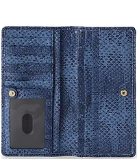 BRAHMIN Bonaire Collection Navy Ady Wallet