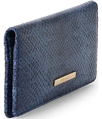 BRAHMIN Bonaire Collection Navy Ady Wallet