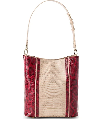 BRAHMIN Braga Collection Salsa Celina Bucket Shoulder Bag