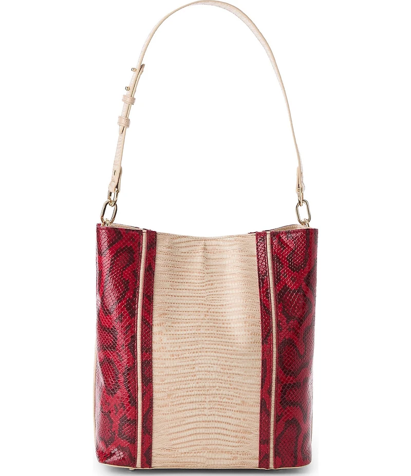 BRAHMIN Braga Collection Salsa Celina Bucket Shoulder Bag