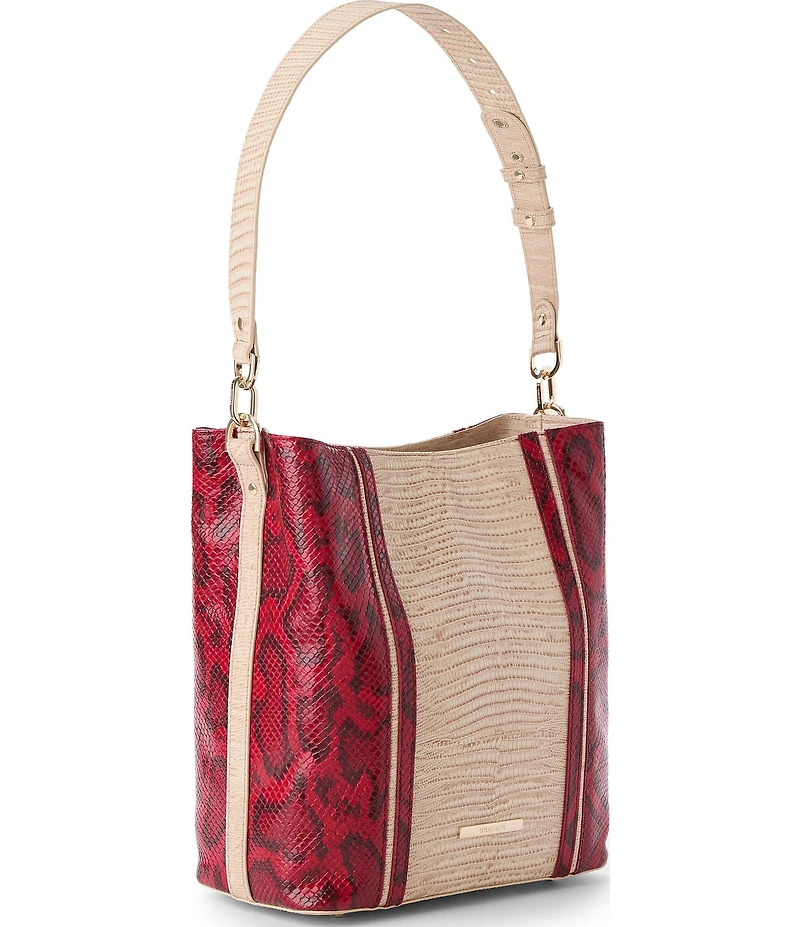 BRAHMIN Braga Collection Salsa Celina Bucket Shoulder Bag
