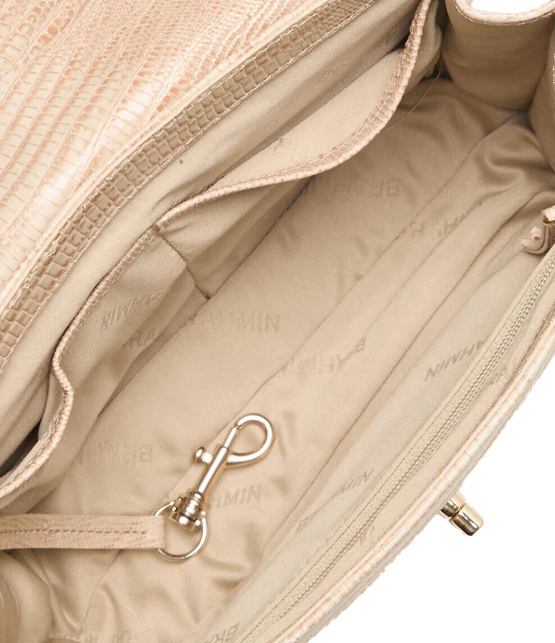 BRAHMIN Braga Collection Salsa Small Hallie Satchel Bag