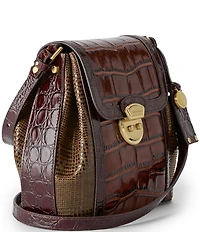 BRAHMIN Brixton Collection Tan Margo Crossbody Bag