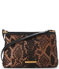BRAHMIN Captivate Collection Lorelei Snake Embossed Shoulder Bag