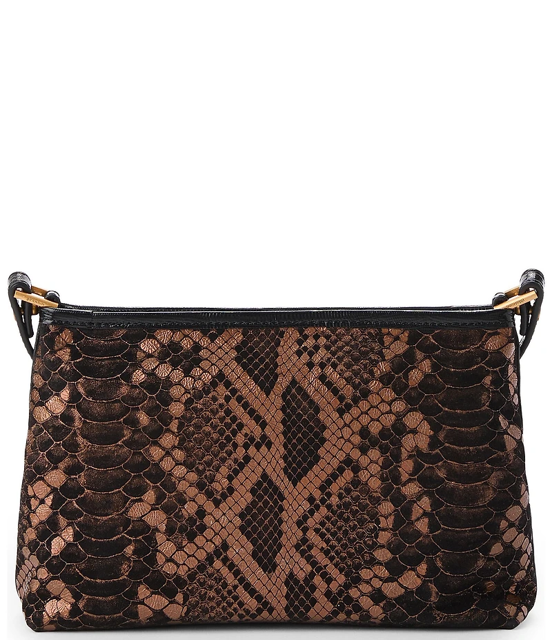 BRAHMIN Captivate Collection Lorelei Snake Embossed Shoulder Bag