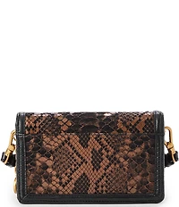 BRAHMIN Captivate Collection Minuette Snake Embossed Crossbody Bag