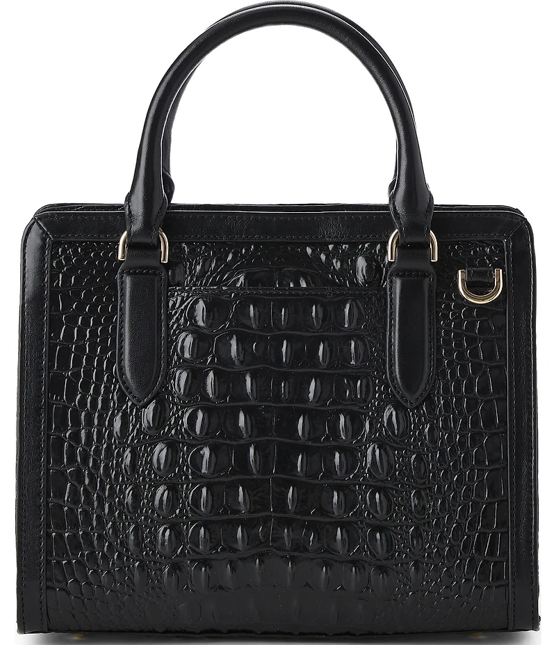 BRAHMIN Calgary Collection Ocelot Animal Print Cami Satchel Bag