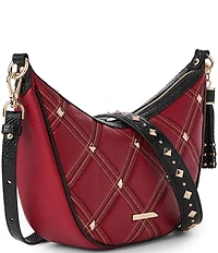 BRAHMIN Camden Collection Red Percy Crossbody Bag