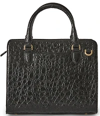 BRAHMIN Cami Breckenridge Collection Multi Croc Snake Embossed Satchel Bag